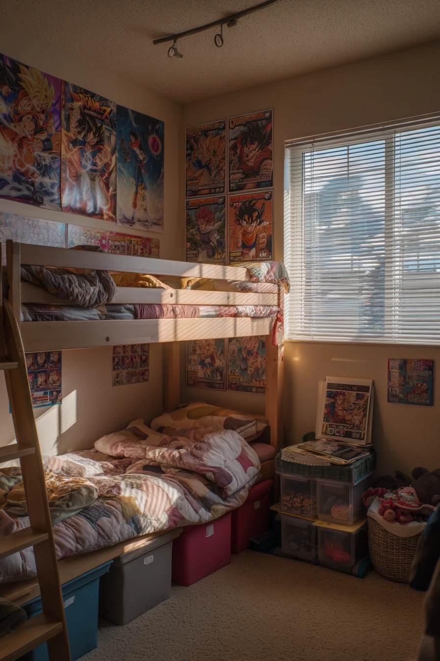 Shared Sibling Anime Loft