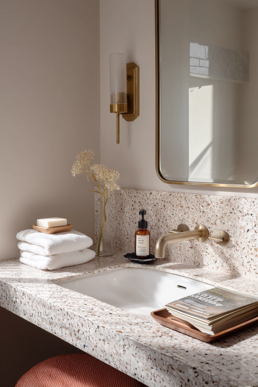 Minimal Guest Bathroom, Hotel Feel