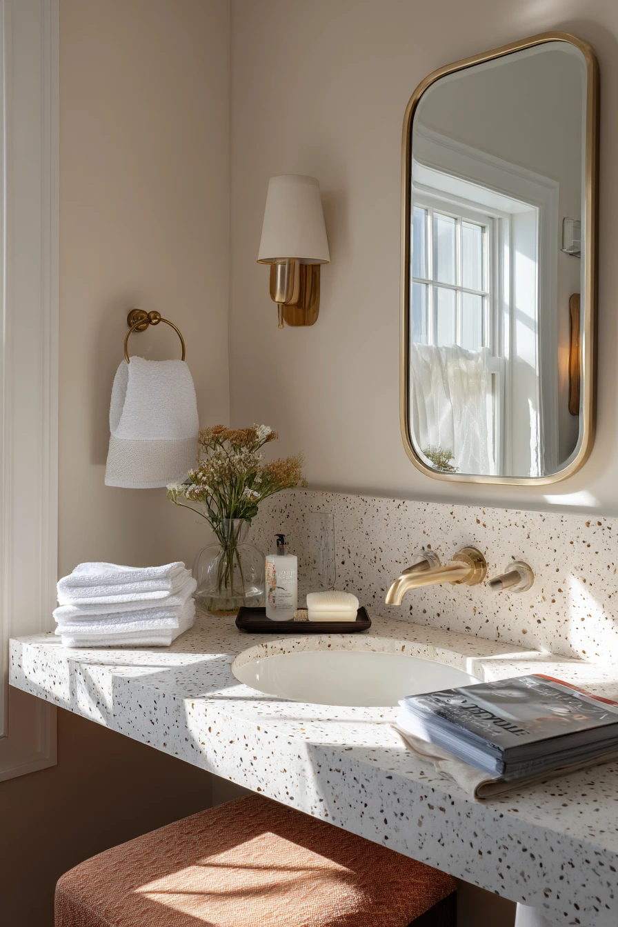 Minimal Guest Bathroom, Hotel Feel