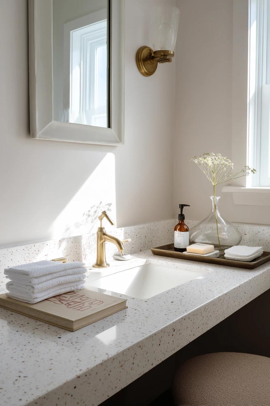Minimal Guest Bathroom, Hotel Feel