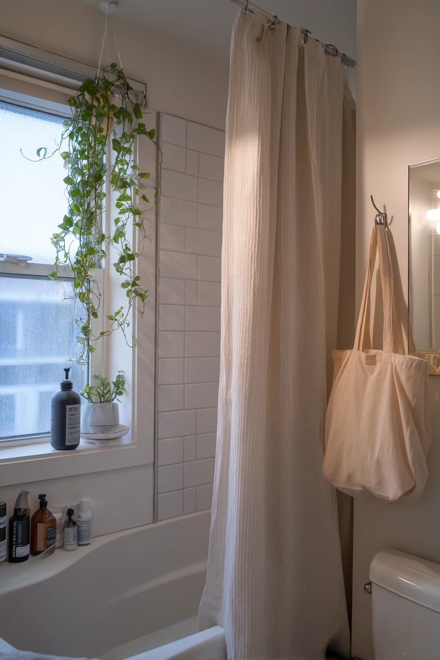 Rental Bathroom, No-Drill Solution