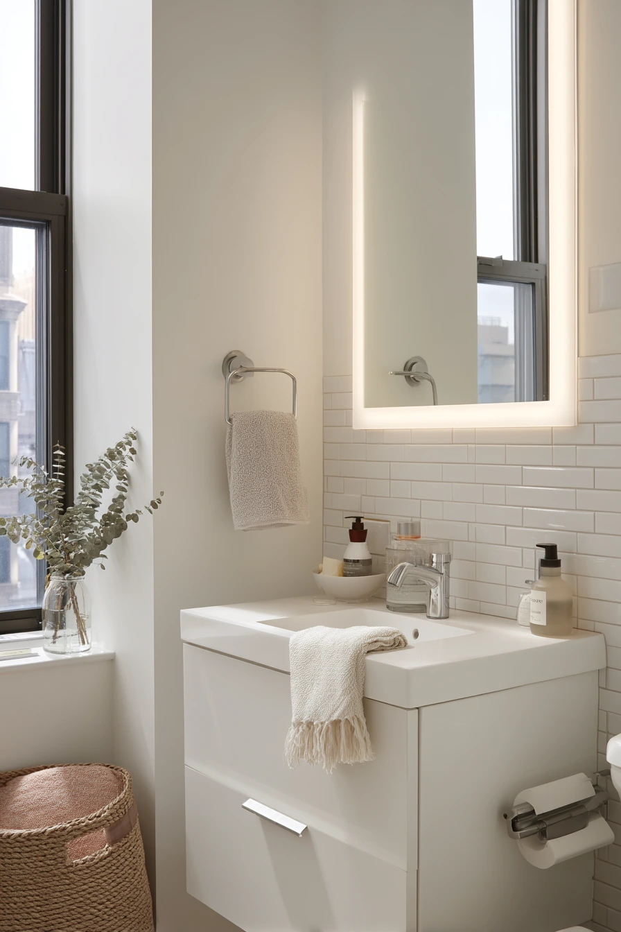 Small Apartment, Smart Mirror Upgrade