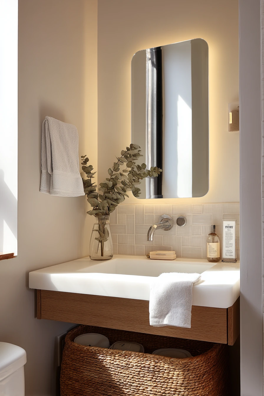 Small Apartment, Smart Mirror Upgrade