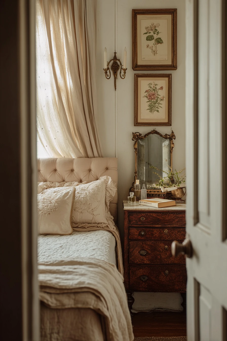 Romantic Antique Guest Room