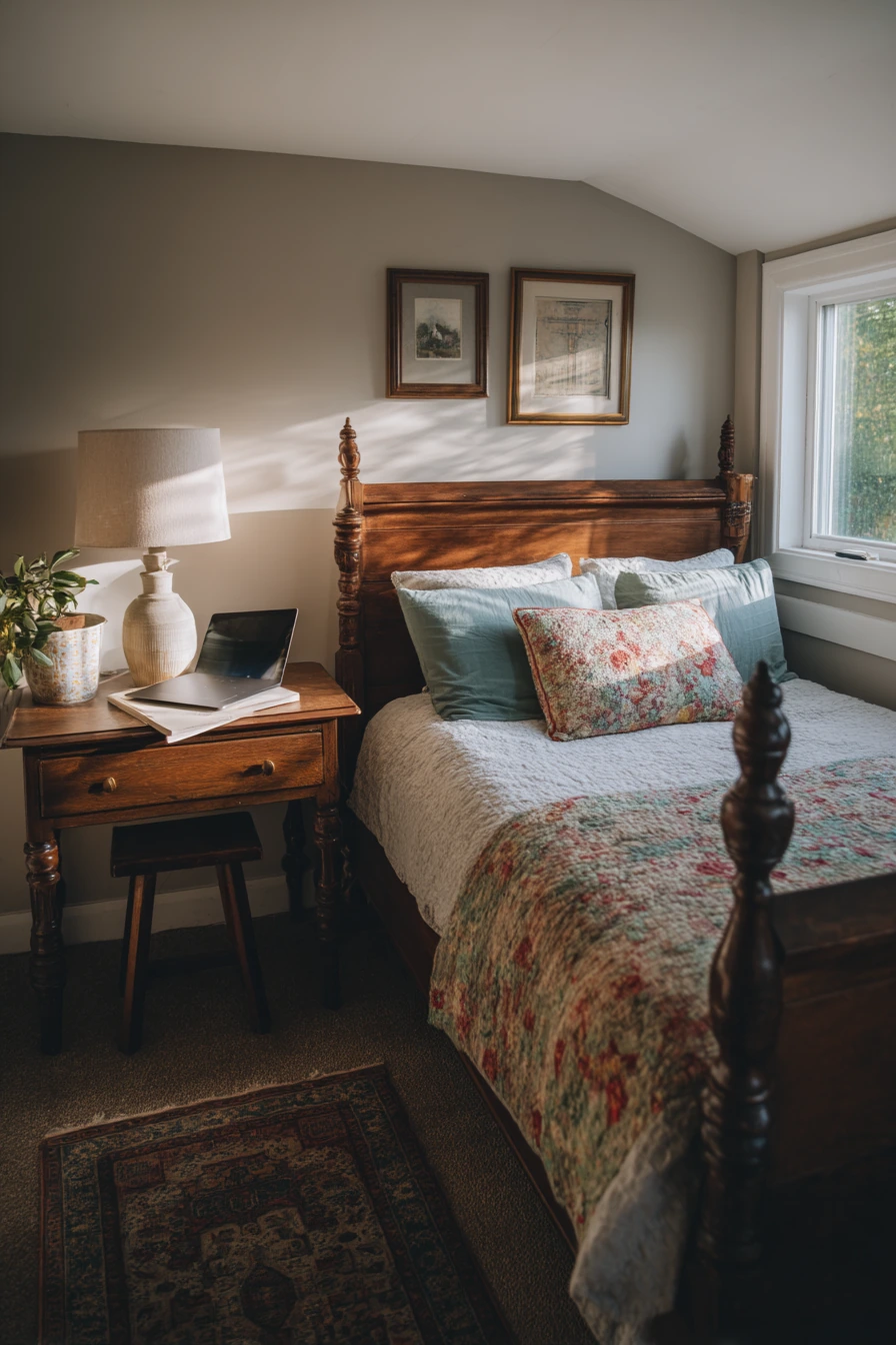 Budget Antique Mix Bedroom