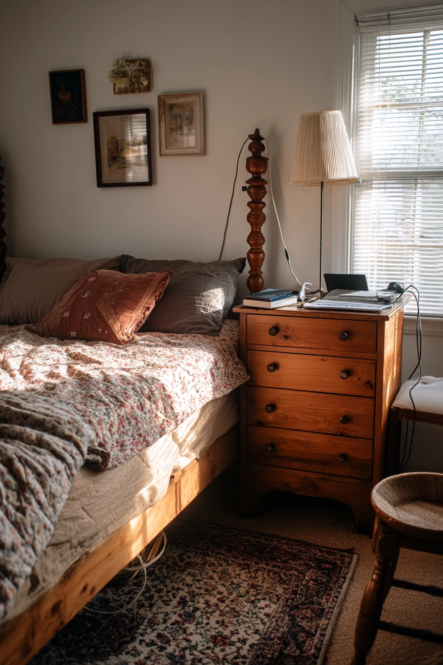 Budget Antique Mix Bedroom