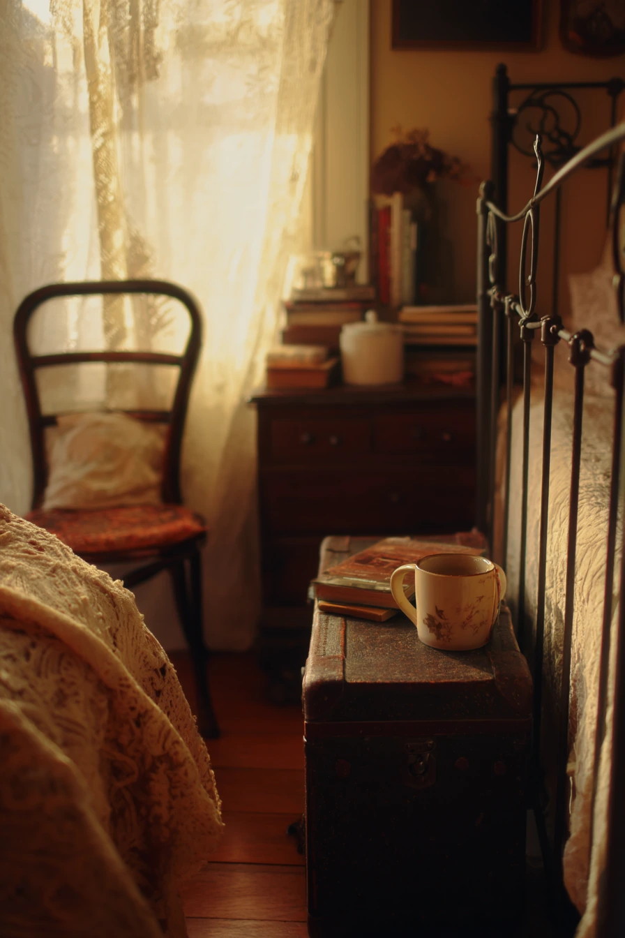 Small Antique Bedroom Retreat