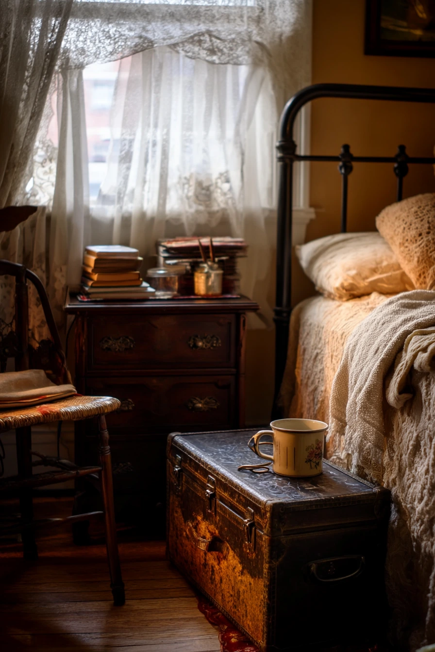 Small Antique Bedroom Retreat