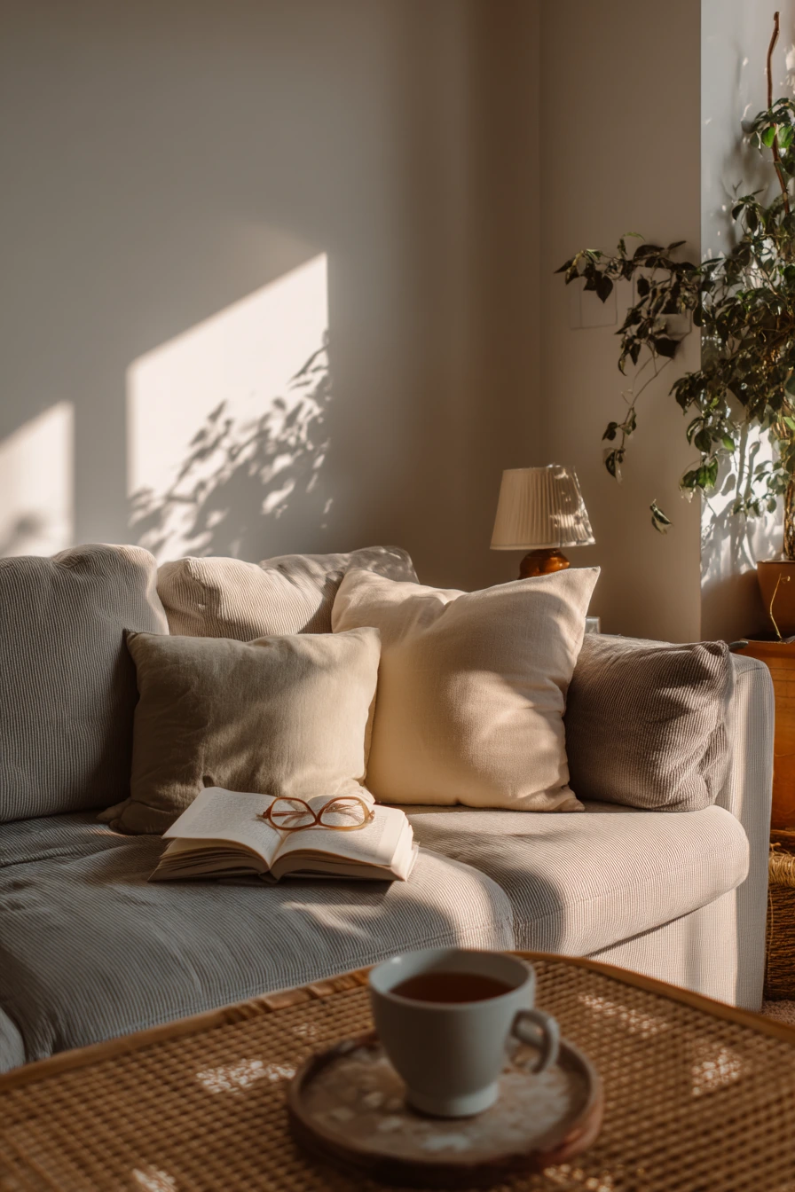 Petite boho nook for slow evenings