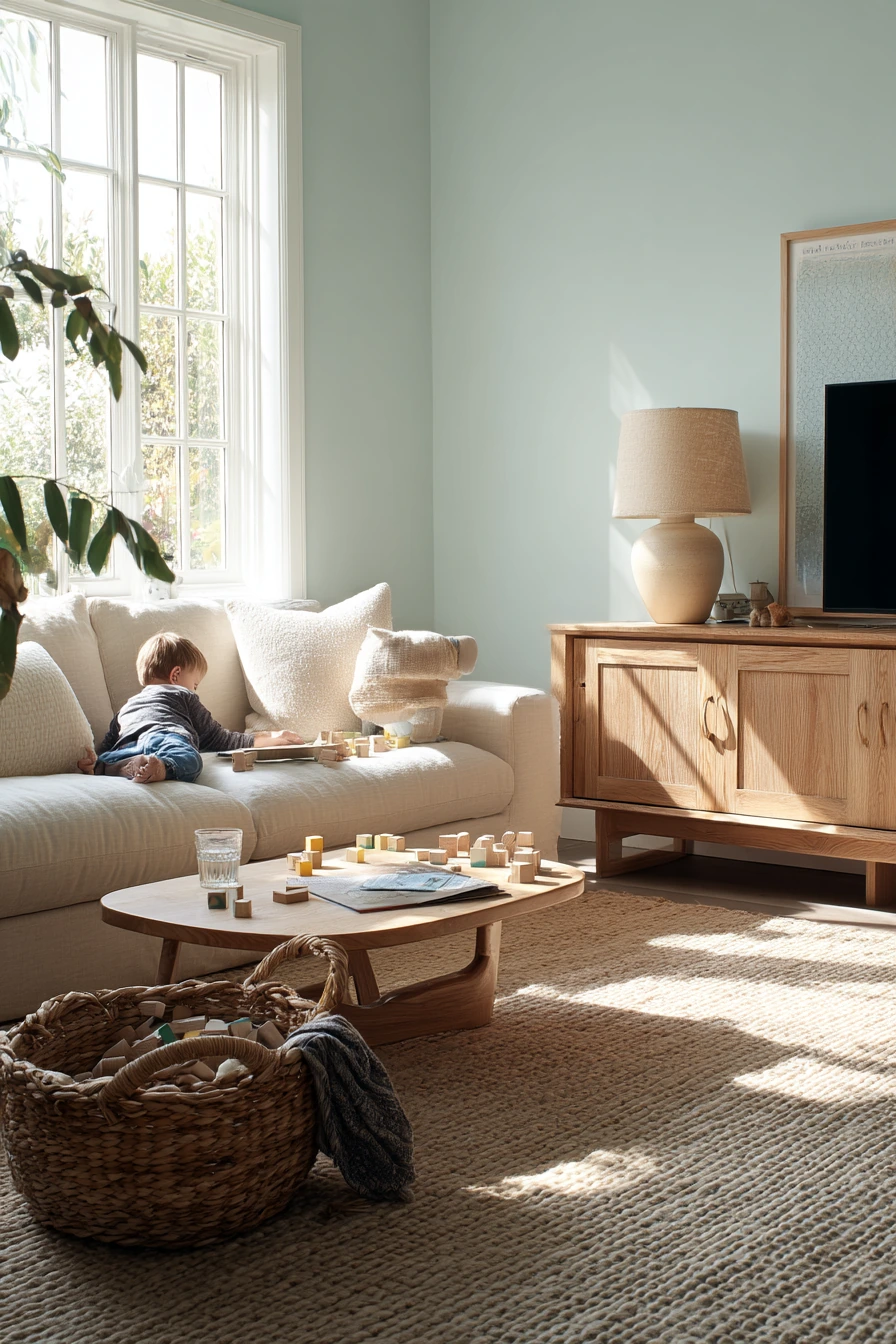 aqua living room ideas