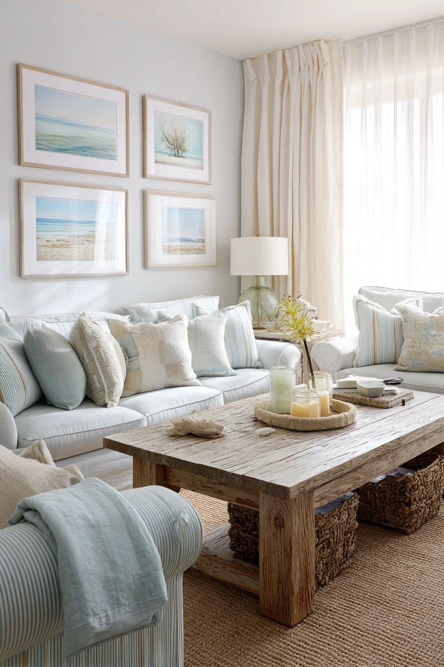 Coastal Calm with Everyday Clutter