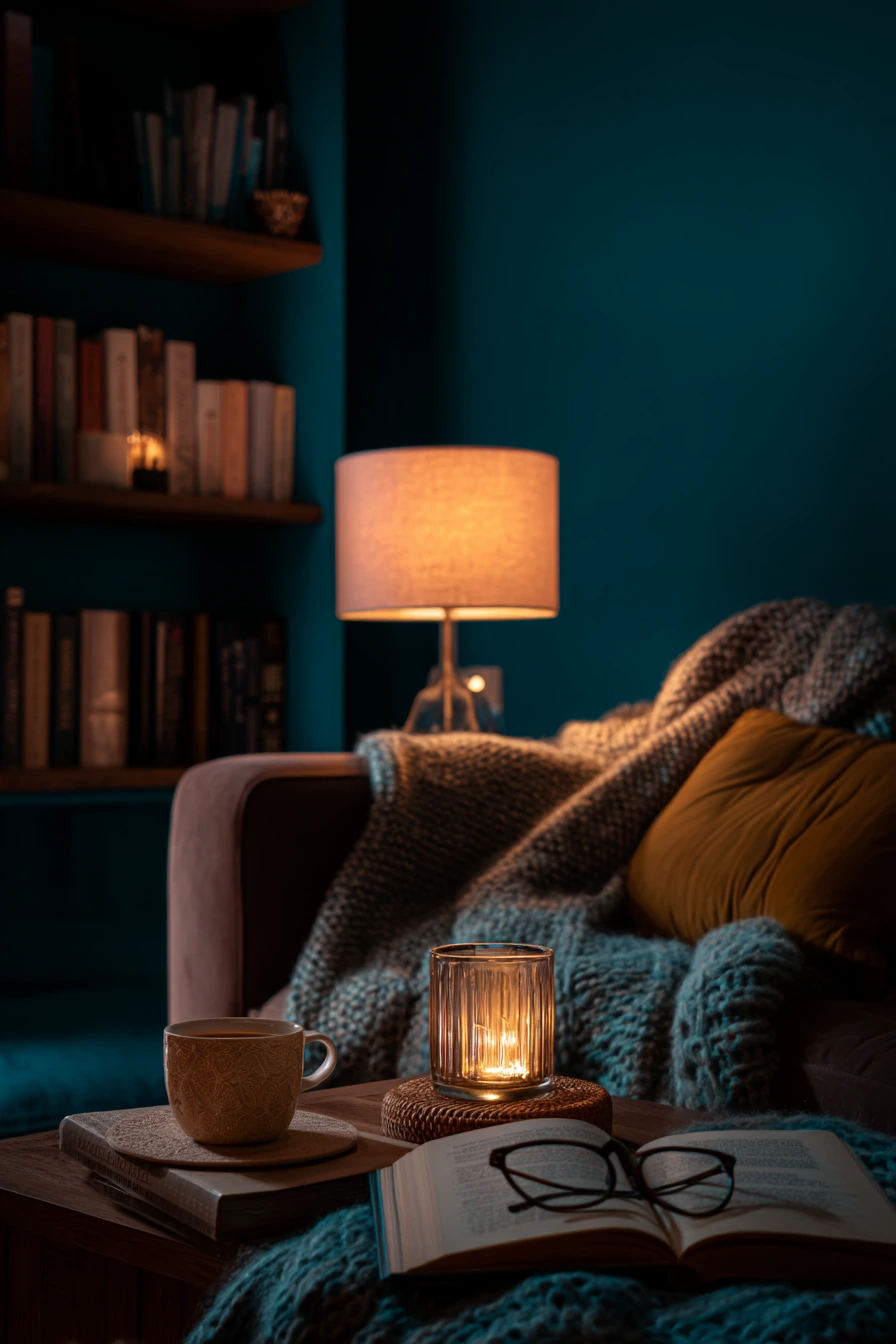 Moody Aqua Evening Nook