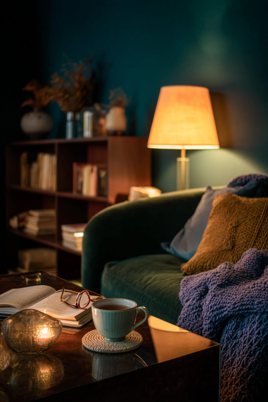 Moody Aqua Evening Nook