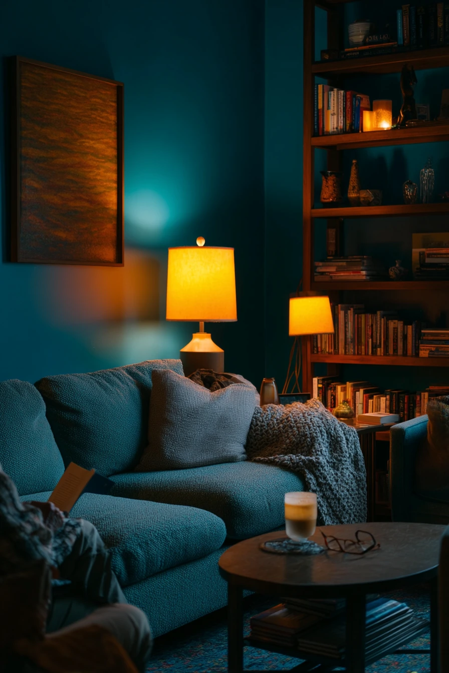 Moody Aqua Evening Nook