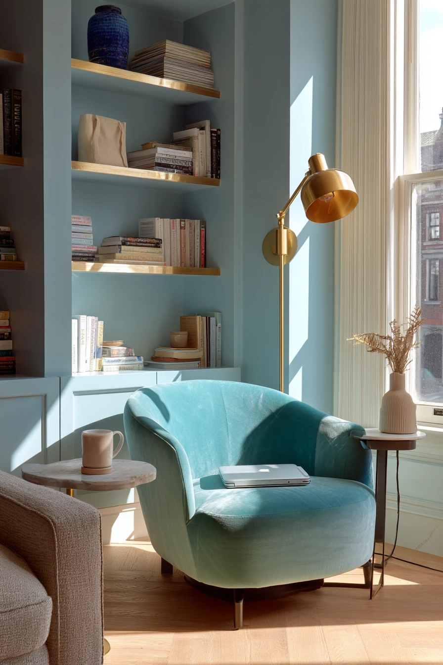 Small Apartment Aqua Corner