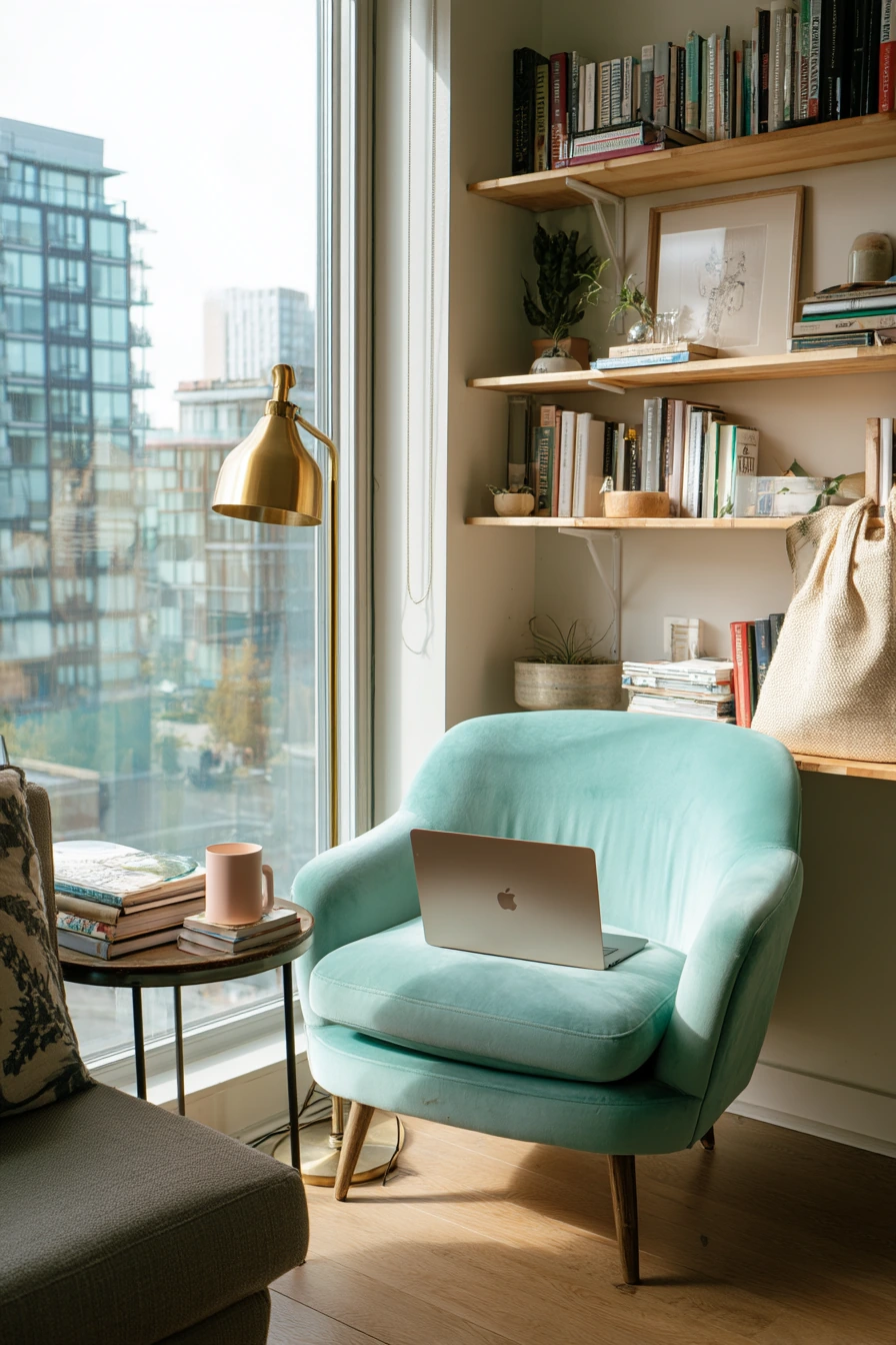 Small Apartment Aqua Corner