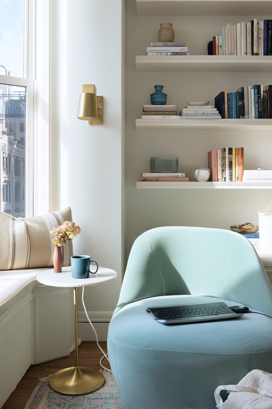 Small Apartment Aqua Corner