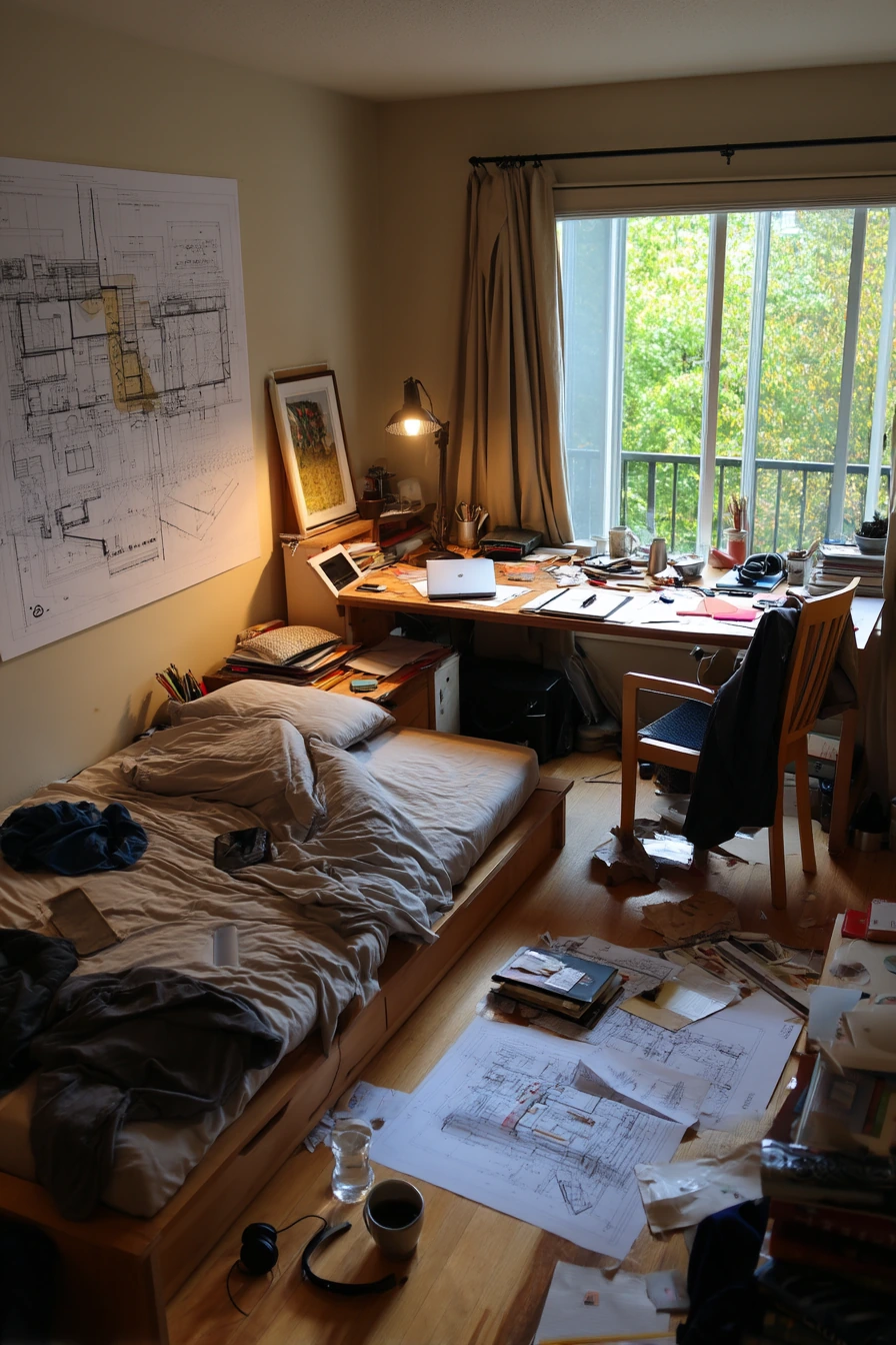 Architect’s Work-From-Bedroom
