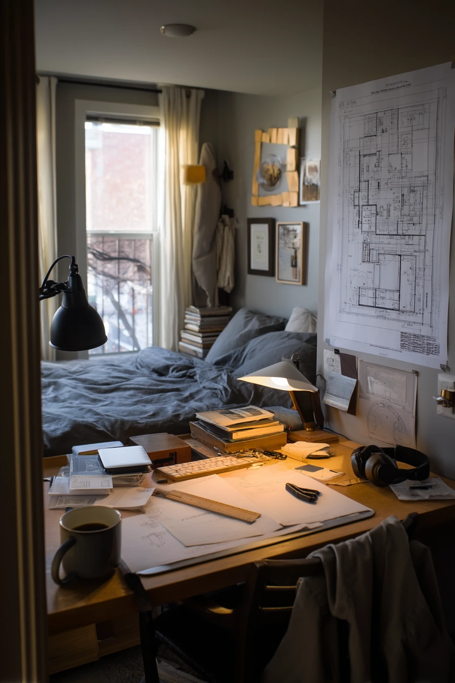 Architect’s Work-From-Bedroom
