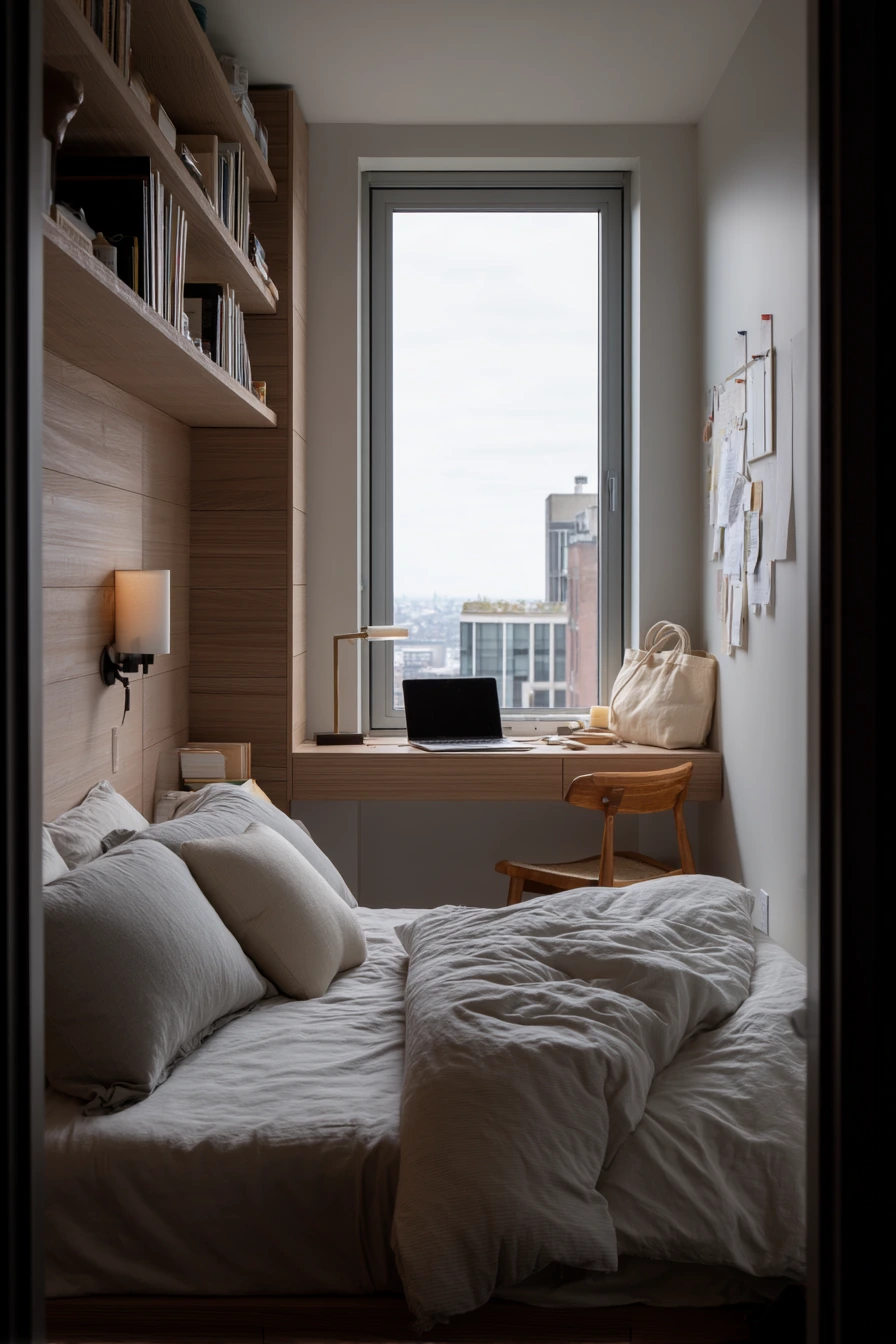 Small Bedroom, Smart Built-Ins