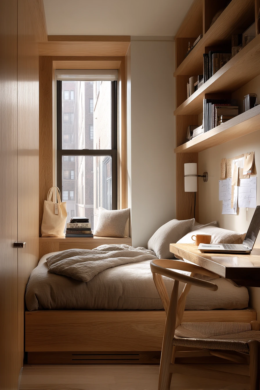 Small Bedroom, Smart Built-Ins