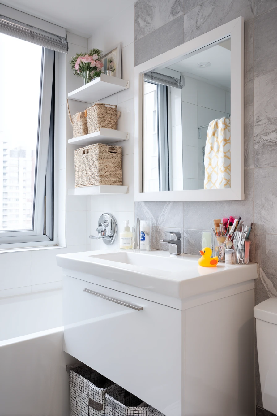 5. Renter-Friendly Upgrade in a Small Bath