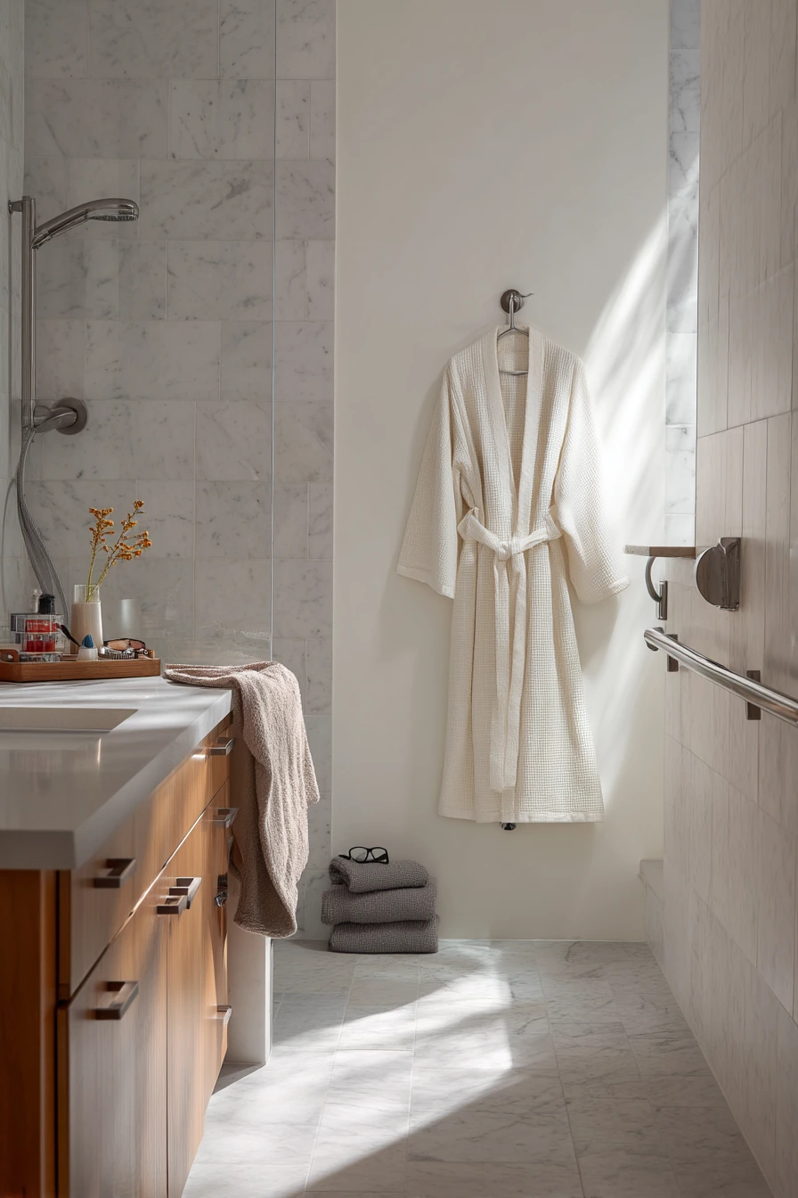 7. Accessible Main Bath, Calm and Practical