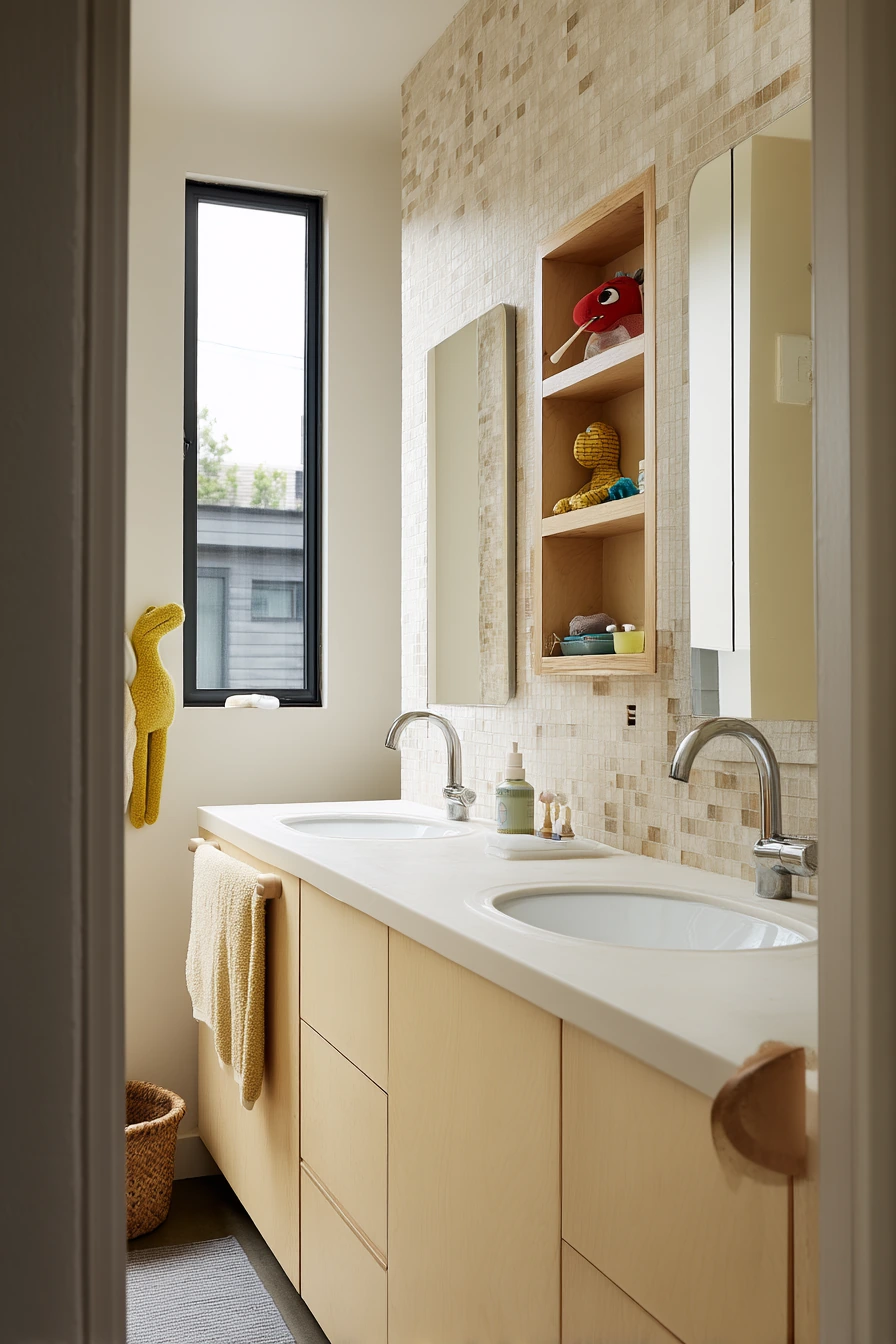 8. Kid-Ready Shared Bathroom