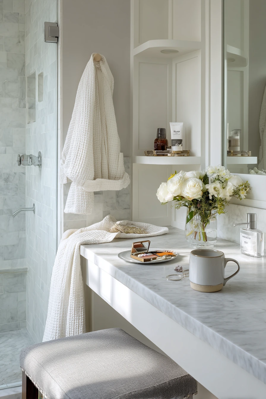9. Primary Bath With Makeup Nook