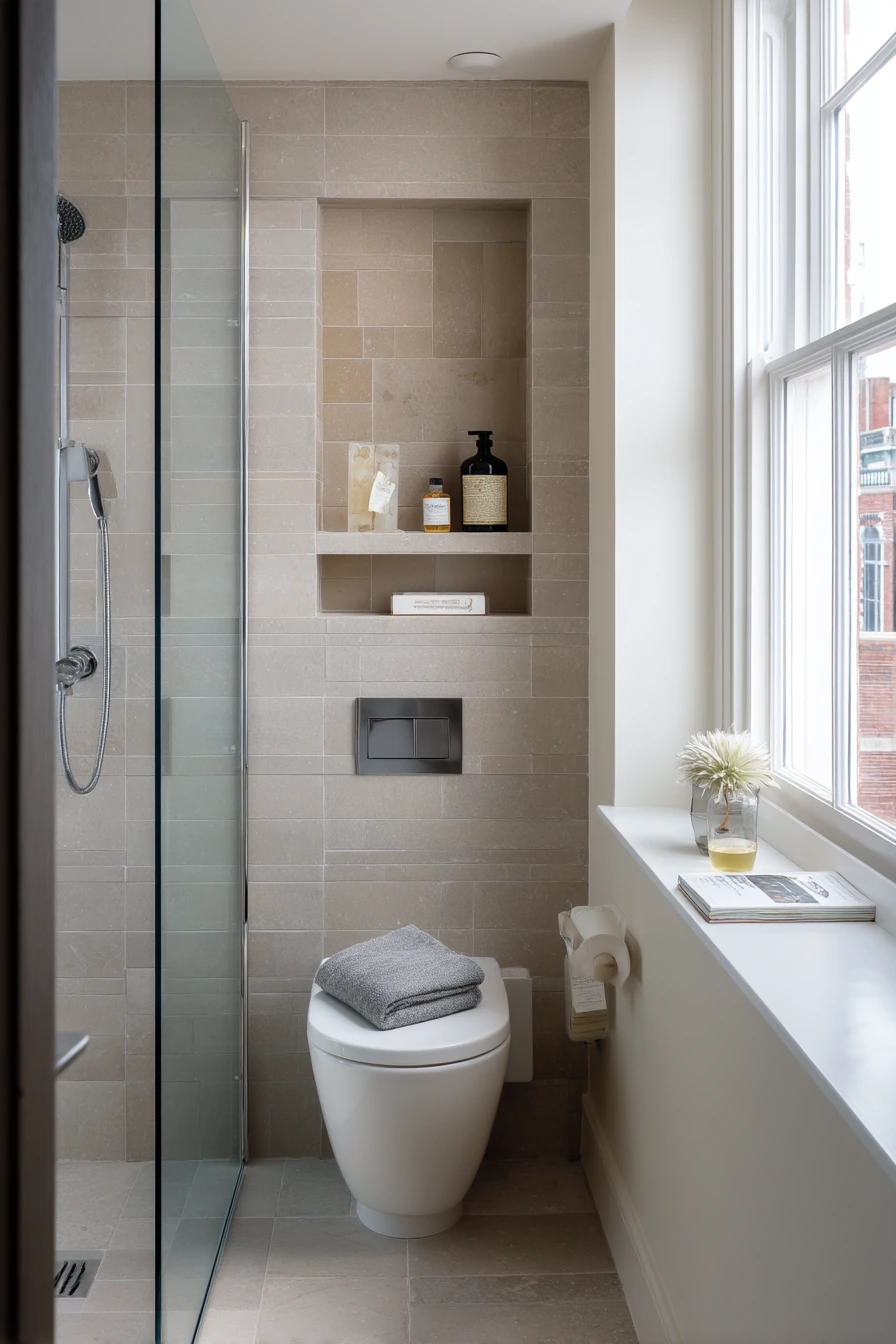 2. Compact Apartment Wet Room
