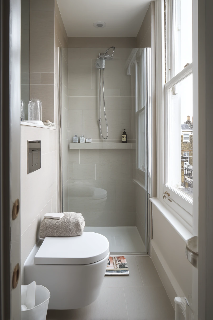 2. Compact Apartment Wet Room