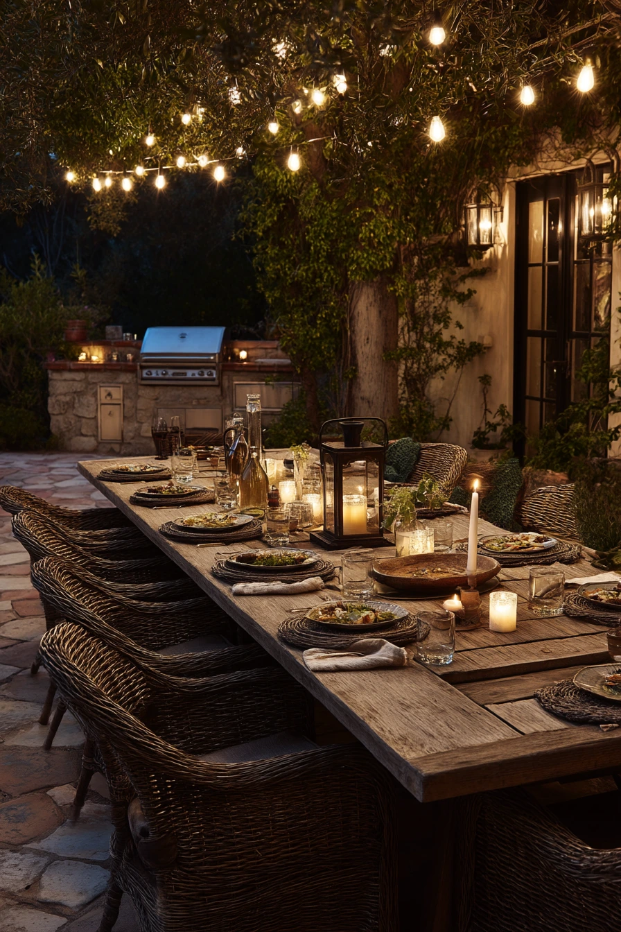Weekend Entertaining Under the Lights