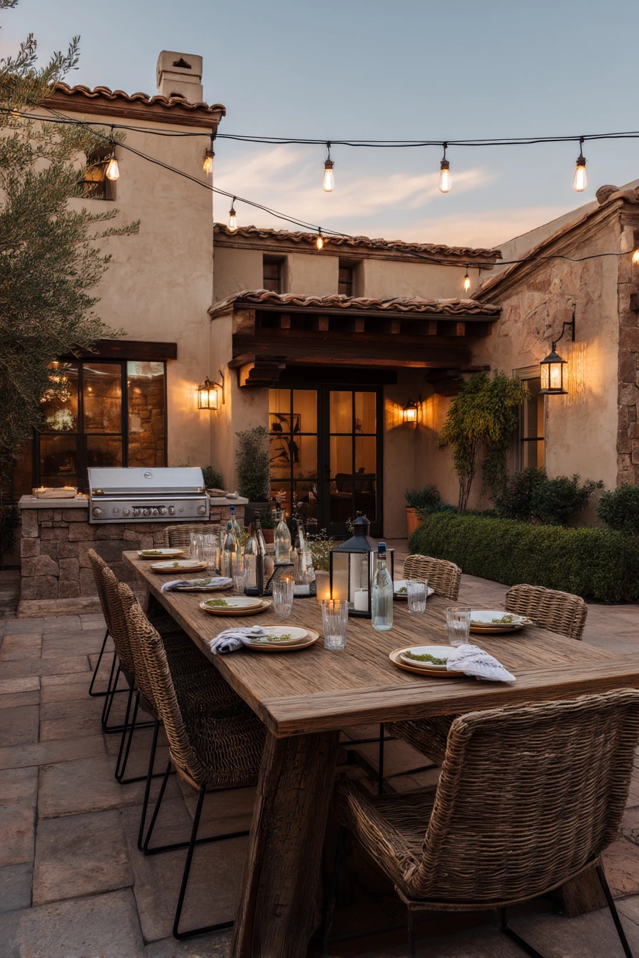 Weekend Entertaining Under the Lights