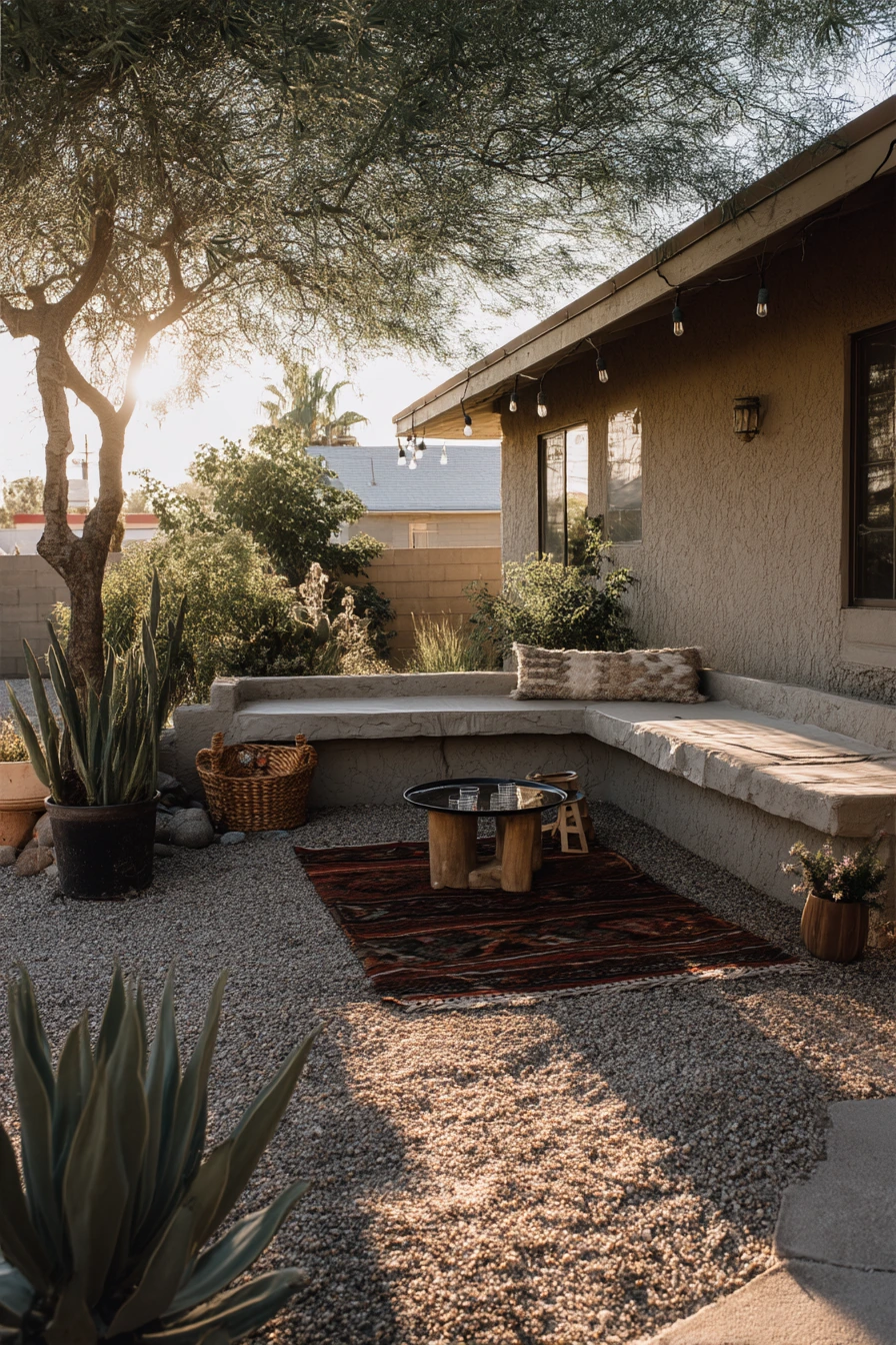 Desert Courtyard for Family Hangouts