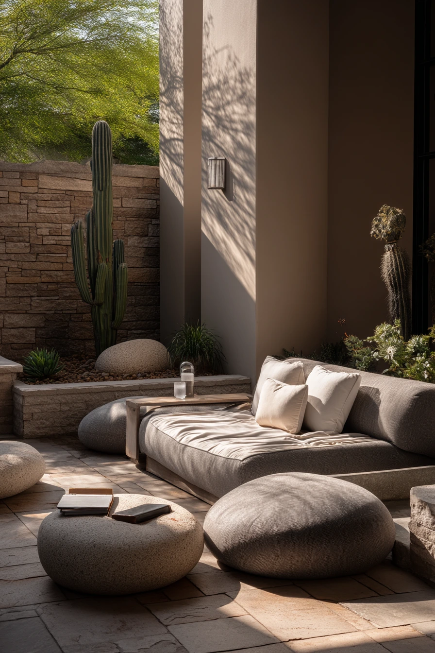 Modern Desert Lounge Corner