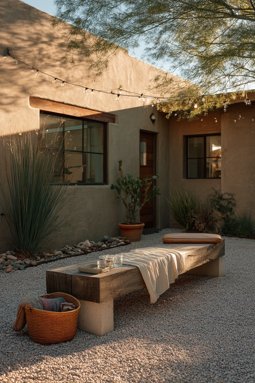 Desert Courtyard for Family Hangouts