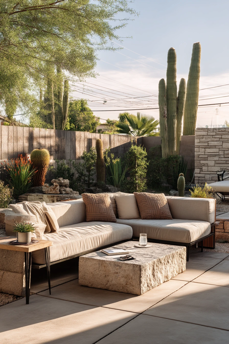 Modern Desert Lounge Corner