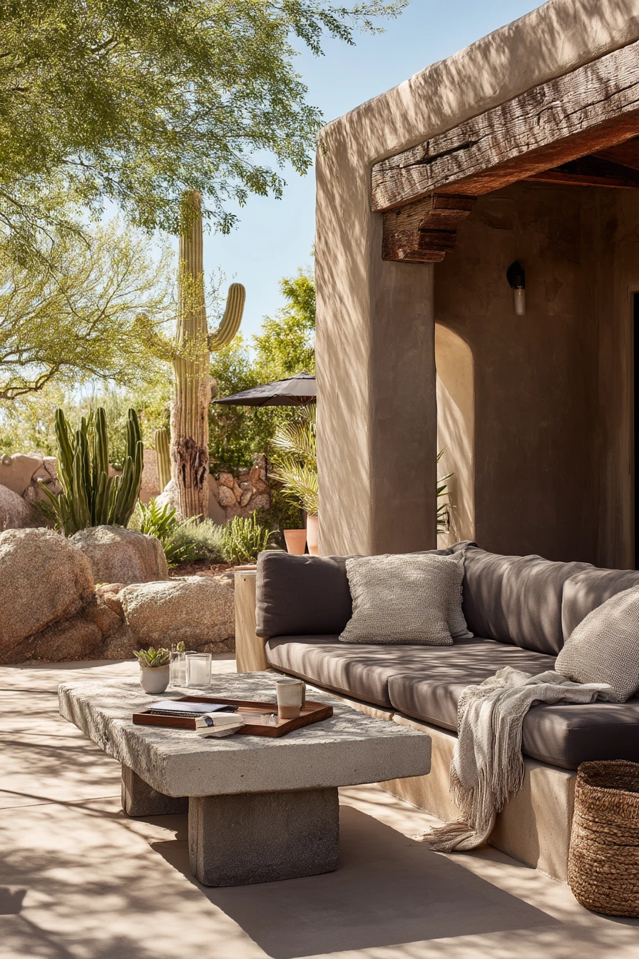 Modern Desert Lounge Corner