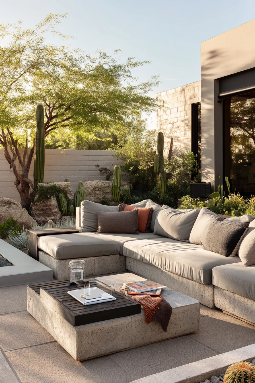 Modern Desert Lounge Corner