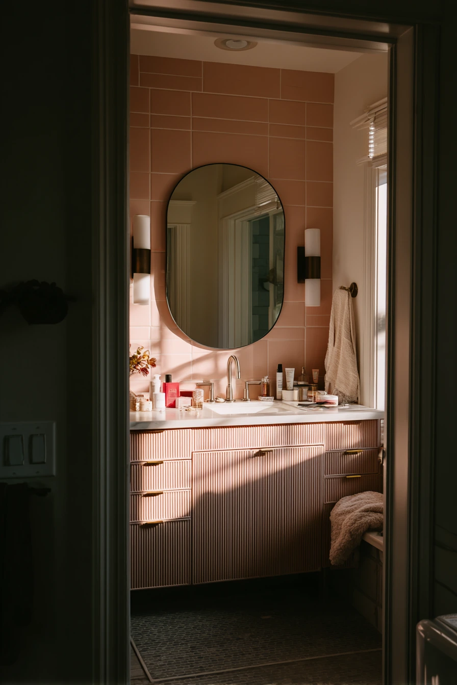 Teen Bathroom with Stylish Function