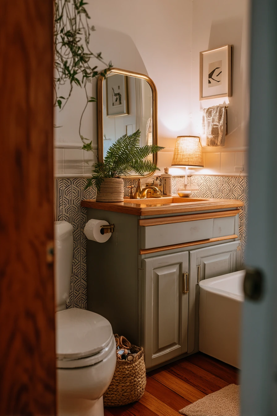 Budget Makeover Bath with Clever Finds