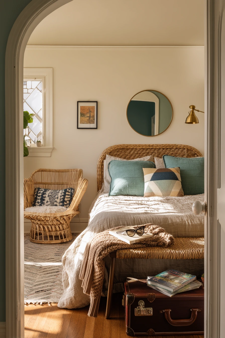 Budget-Friendly Art Deco Guest Room
