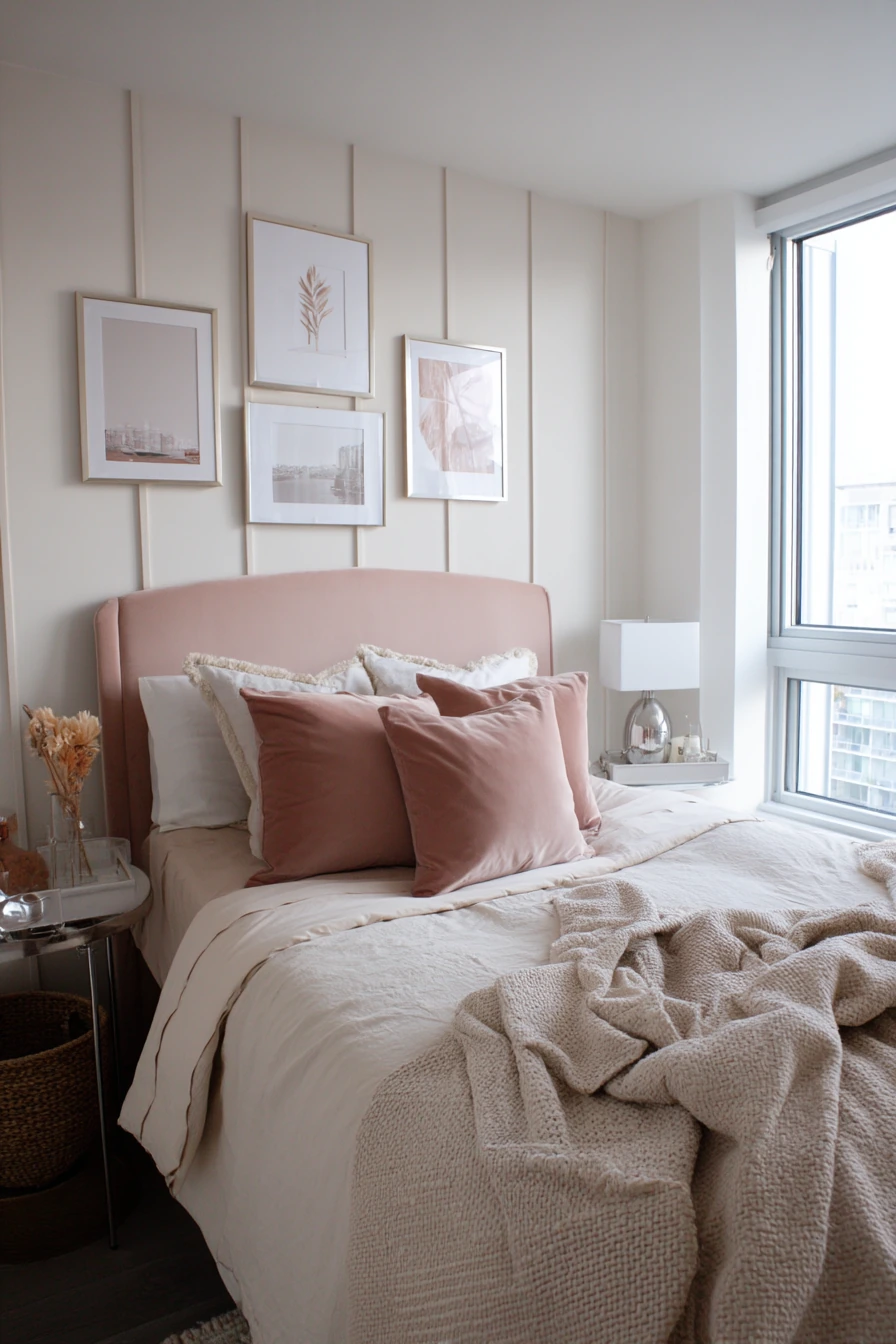 Renter-Safe Art Deco Accent Bedroom
