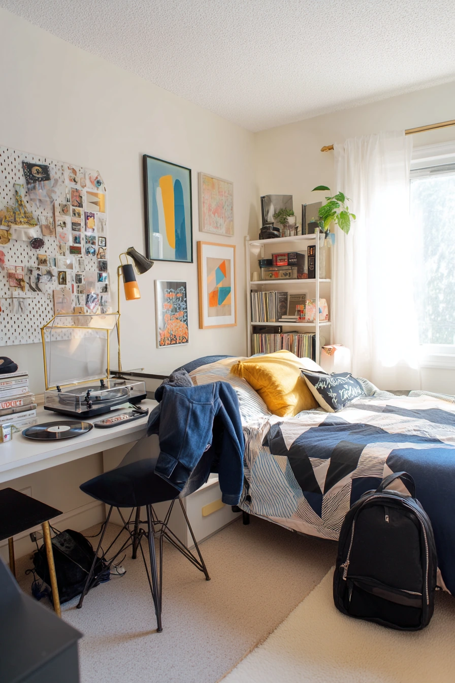 Vintage-Inspired Art Deco Teen Bedroom