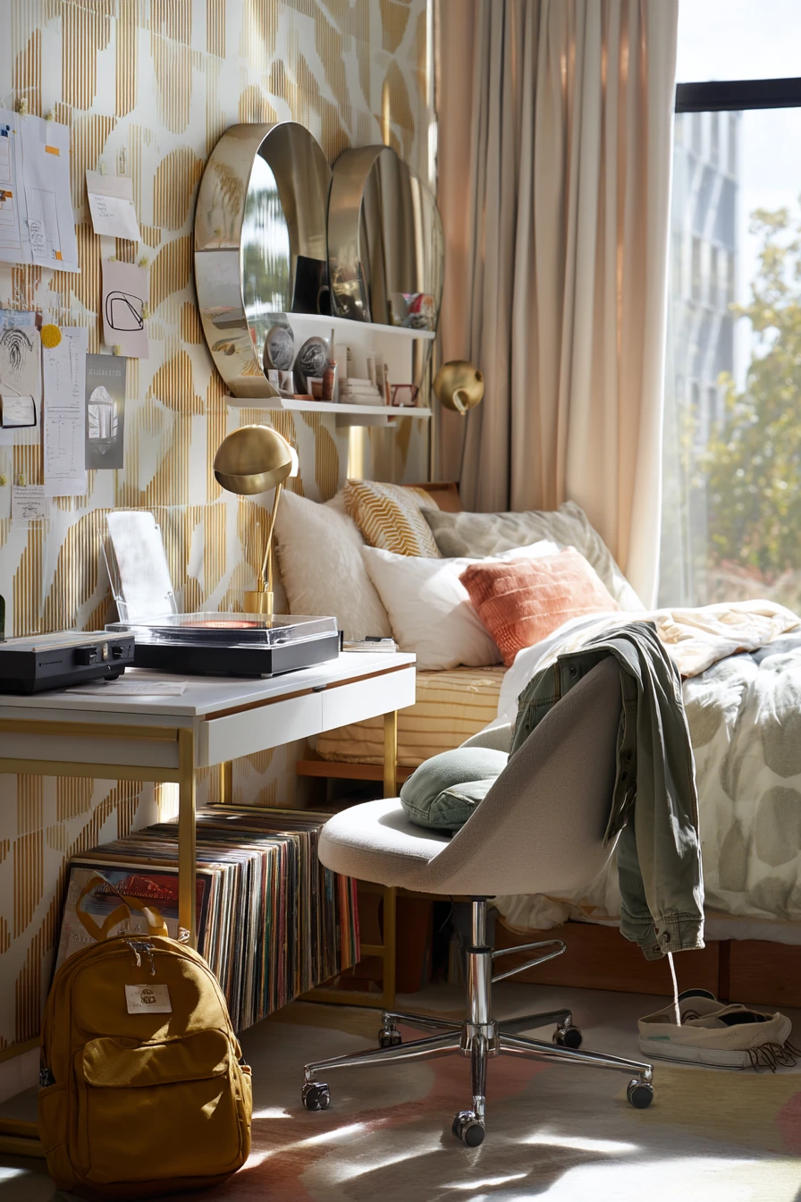 Vintage-Inspired Art Deco Teen Bedroom