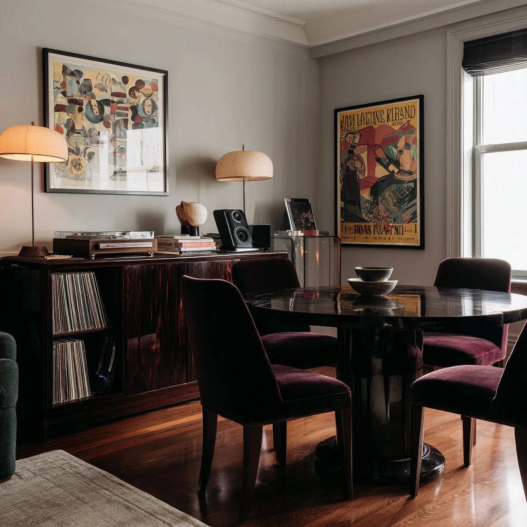 Collector’s Dining Room Detail