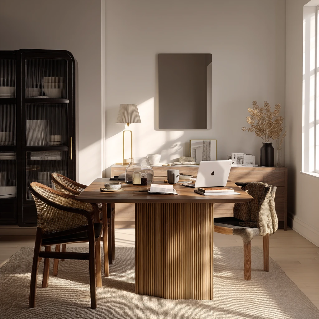 Quiet Work-from-Home Dining Space