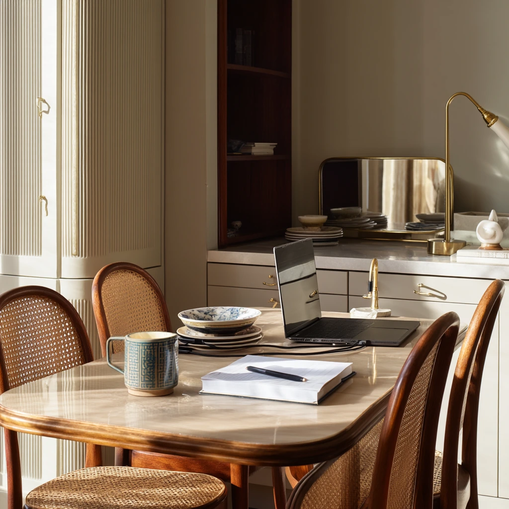 Quiet Work-from-Home Dining Space