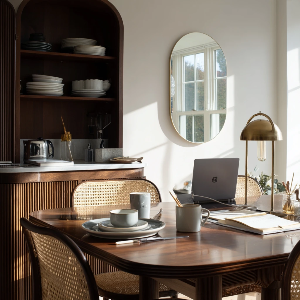 Quiet Work-from-Home Dining Space
