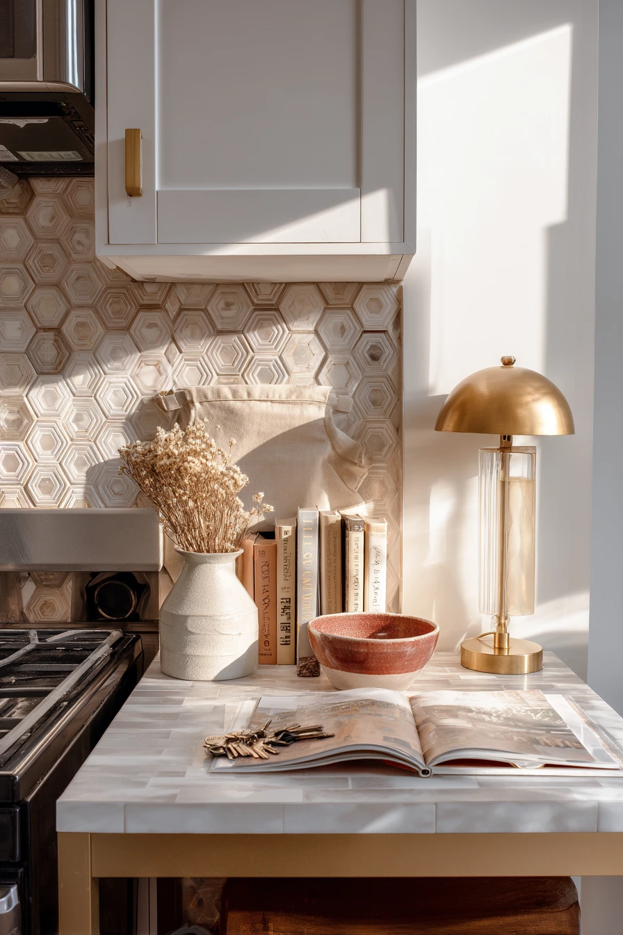 Renter-Friendly Art Deco Kitchen Refresh